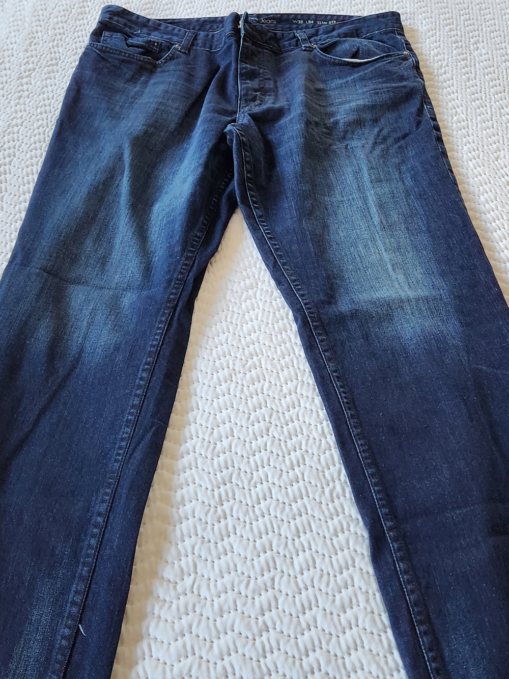 Calvin Klein Jeans Slim Straight Men's Jeans Size 38x34